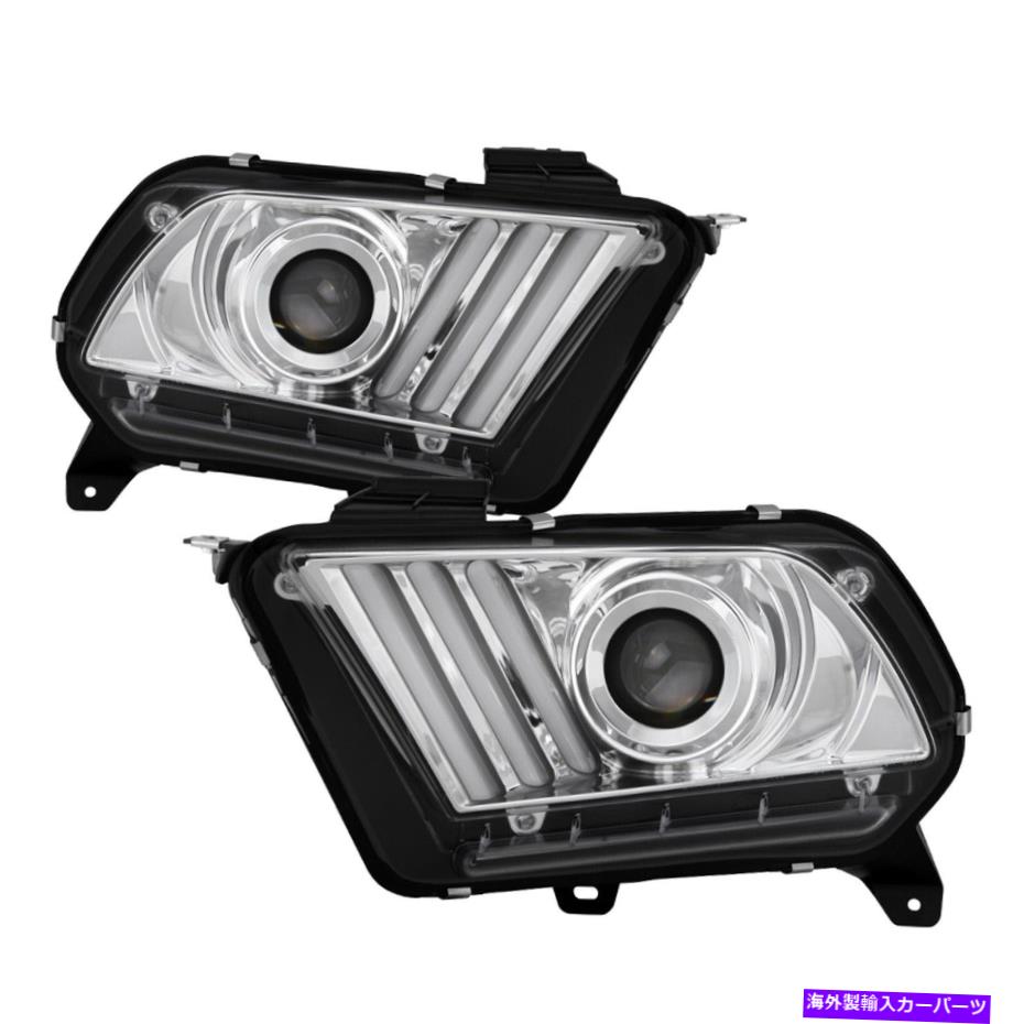USヘッドライト Spyder Auto 5084590プロジェクターのヘッドライトは10-14マスタングに収まります Spyder Auto 5084590 Projector Headlights Fits 10-14 Mustang【並行輸入品】