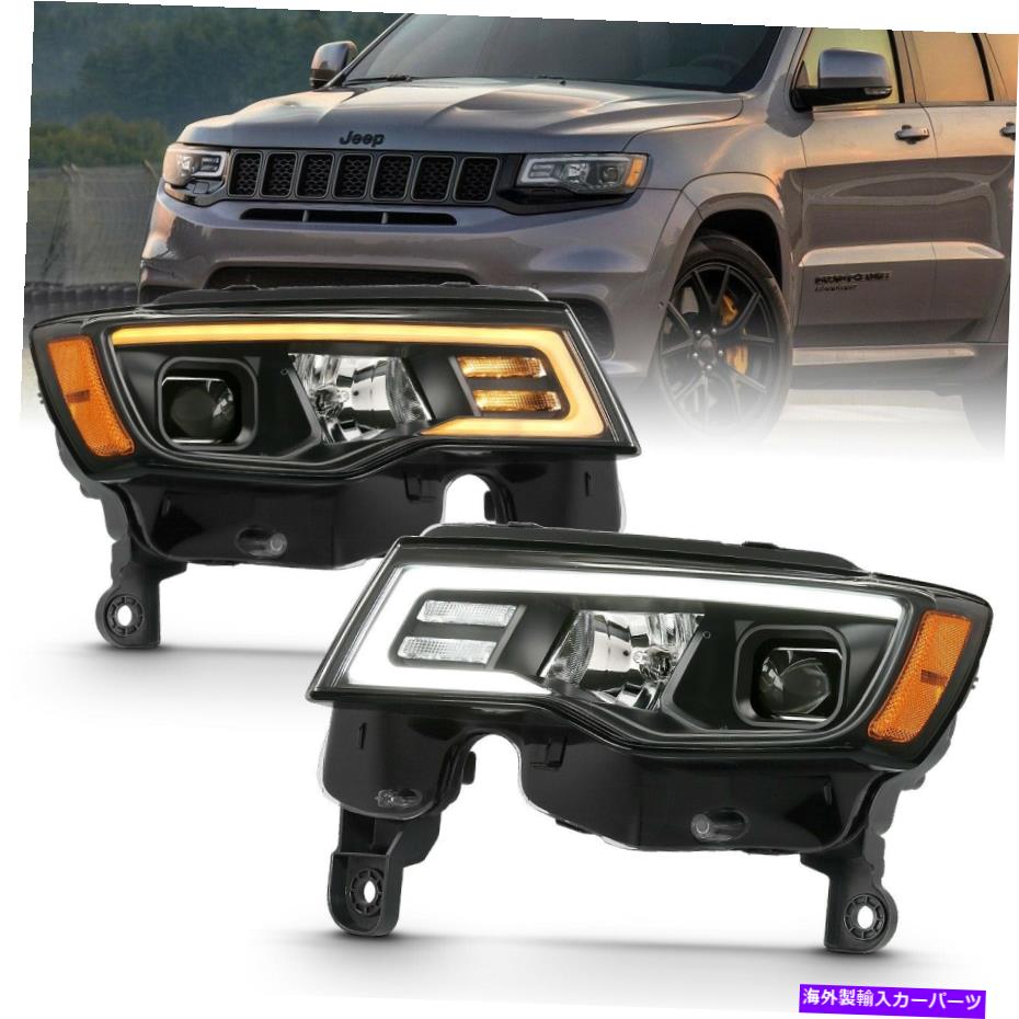 USヘッドライト フィット17-18グランドチェロキー：プロジェクターヘッドライトセットアナゾUSA 111418 Fits 17-18 Grand Cherokee: Projector Headlight Set Anzo USA 111418【並行輸入品】｜Us Custom Parts Shop USDM