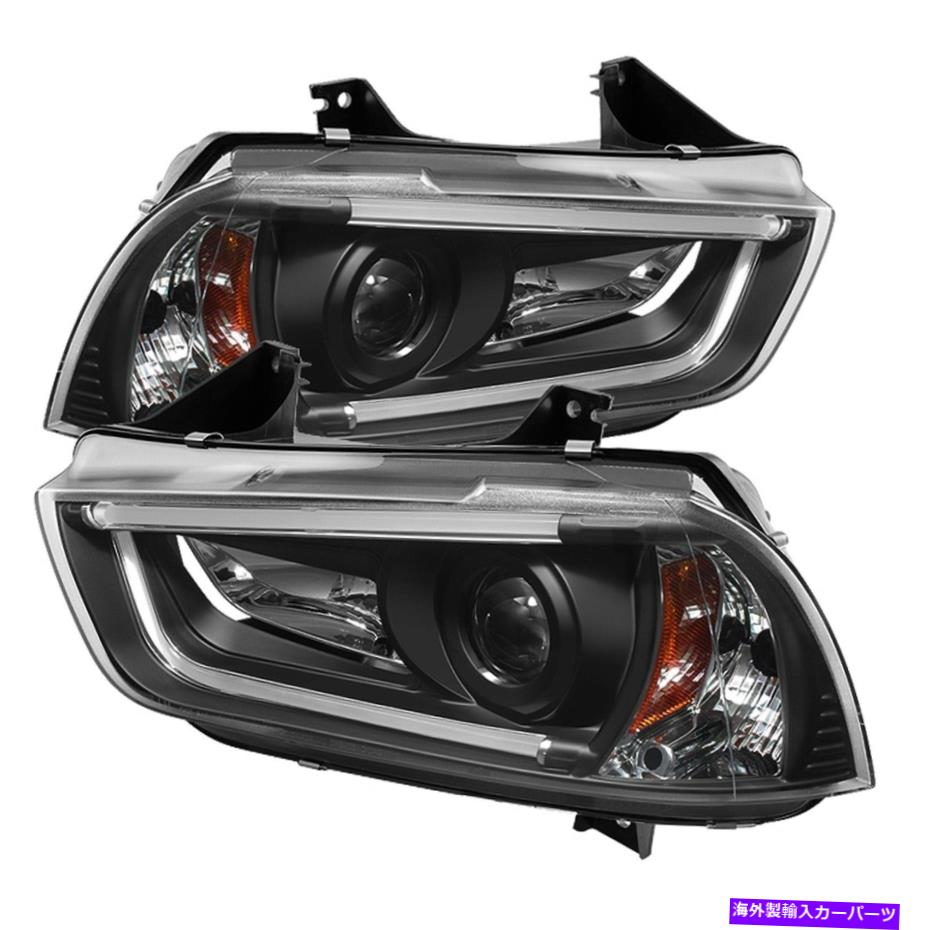 USヘッドライト Spyder Auto 5074201 DRLプロジェクターヘッドライトは11-14充電器に収まります Spyder Auto 5074201 DRL Projector Headlights Fits 11-14 Charger【並行輸入品】