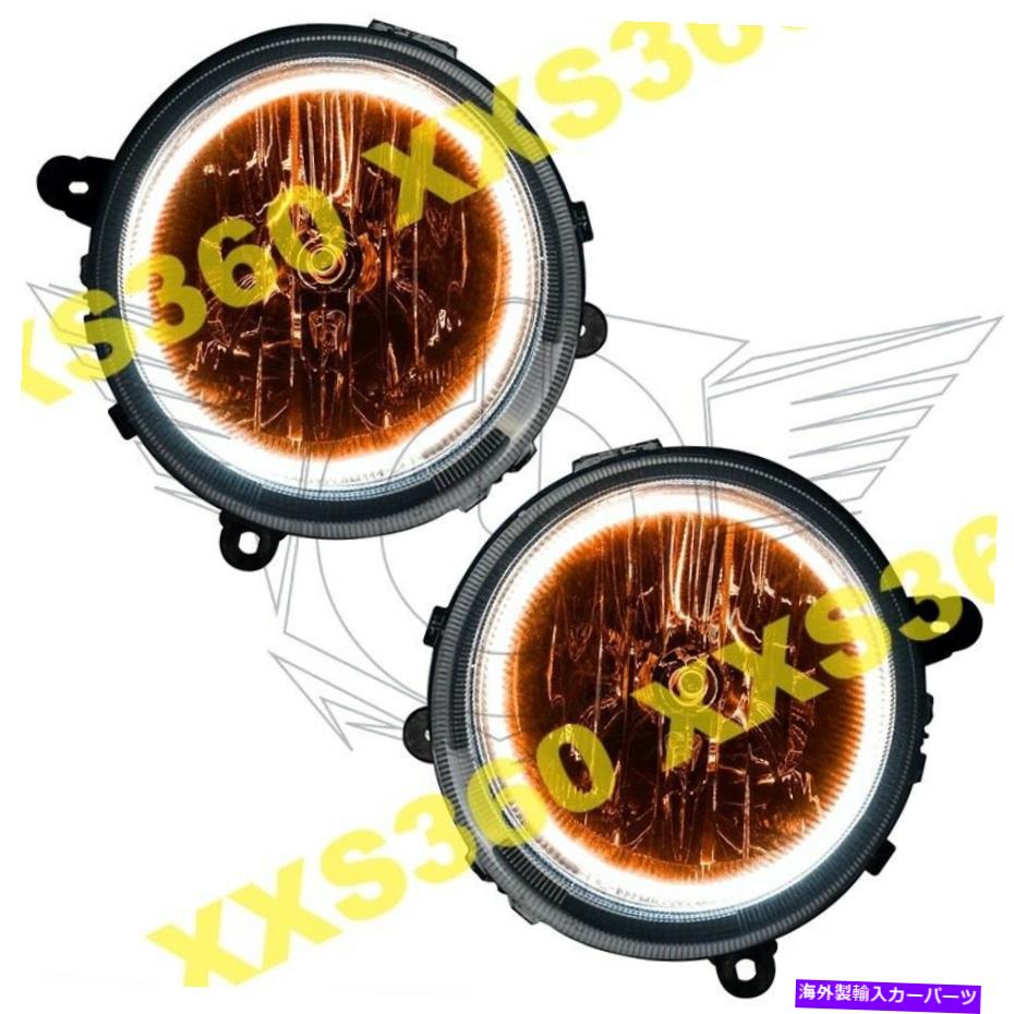 USヘッドライト Jeep Patriot 07-16琥珀色LED天使悪魔の目のためのOracle Haloヘッドライト ORACLE Halo HEADLIGHTS for Jeep Patriot 07-16 AMBER LED Angel Demon Eyes【並行輸入品】