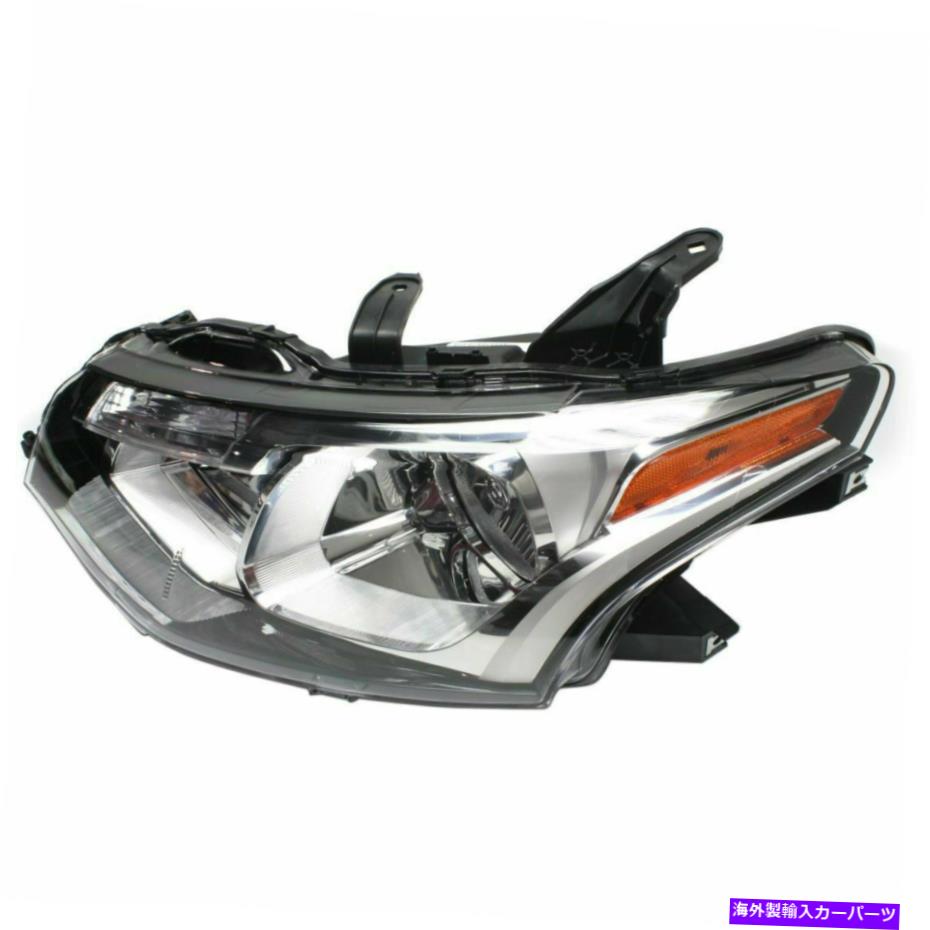 USヘッドライト 新しいハロゲンヘッドランプアセンブリドライバーサイドフィット三菱アウトランダーMI2502163 NEW HALOGEN HEADLAMP ASSEMBLY DRIVER SIDE FITS MITSUBISHI OUTLANDER MI2502163【並行輸入品】