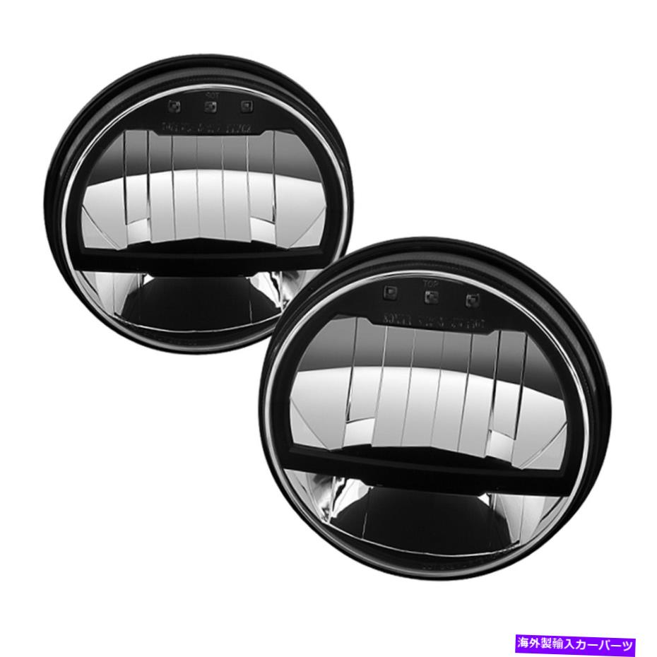 USヘッドライト Spyder Auto 5080950 LEDクリスタルヘッドライトがフィット07-15ラングラー（JK） Spyder Auto 5080950 LED Crystal Headlights Fits 07-15 Wrangler (JK)【並行輸入品】