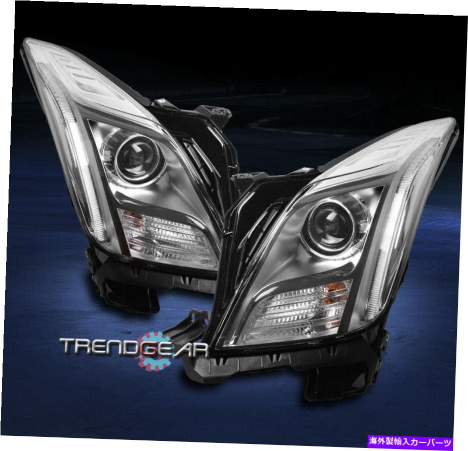 USヘッドライト 2013-2017 Cadillac XTS（非AFS）LED DRL Chrome D3Sプロジェクタヘッドライトランプ FOR 2013-2017 CADILLAC XTS (NON-AFS) LED DRL CHROME D3S PROJECTOR HEADLIGHT LAMP【並行輸入品】