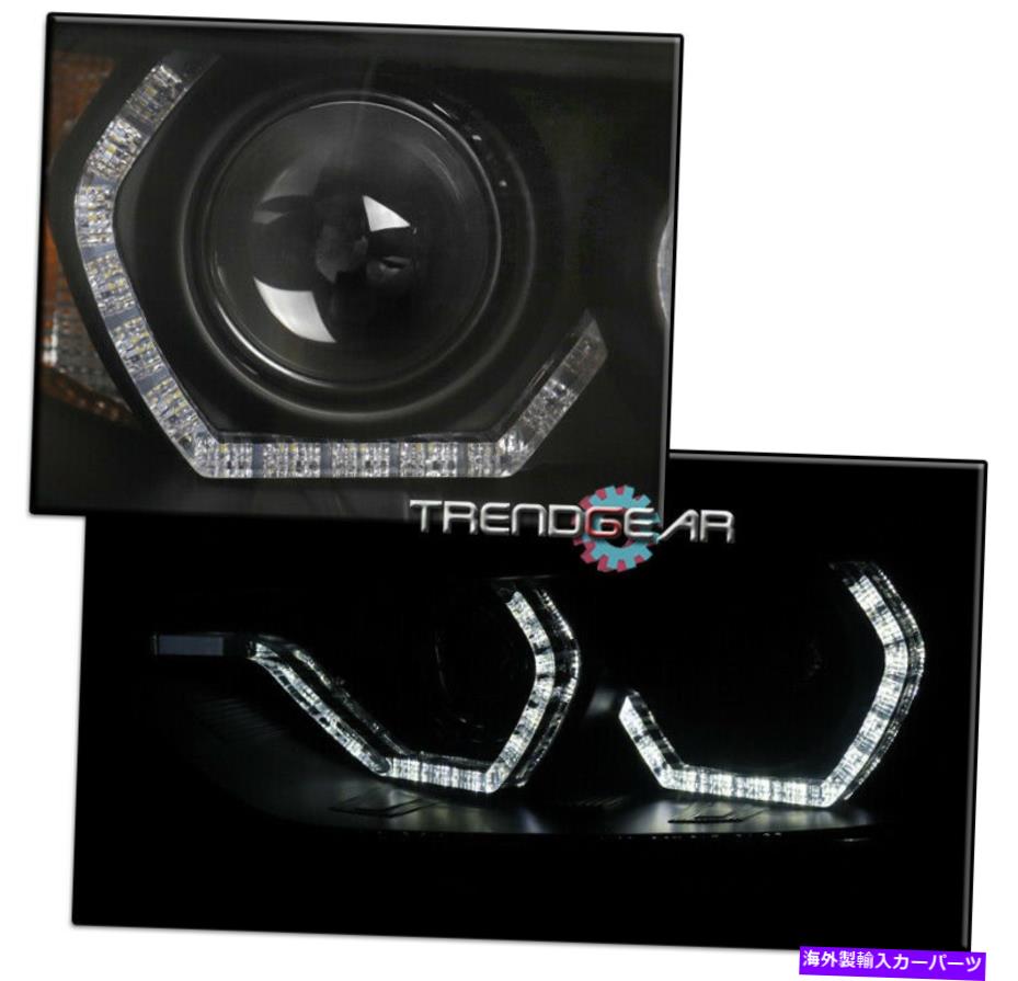 USヘッドライト 12-15 BMW F30 3シリーズ4DR LEDチューブプロジェクターヘッドライトヘッドランプランプブラック FOR 12-15 BMW F30 3-SERIES 4DR LED TUBE PROJECTOR HEADLIGHT HEADLAMP LAMP BLACK【並行輸入品】