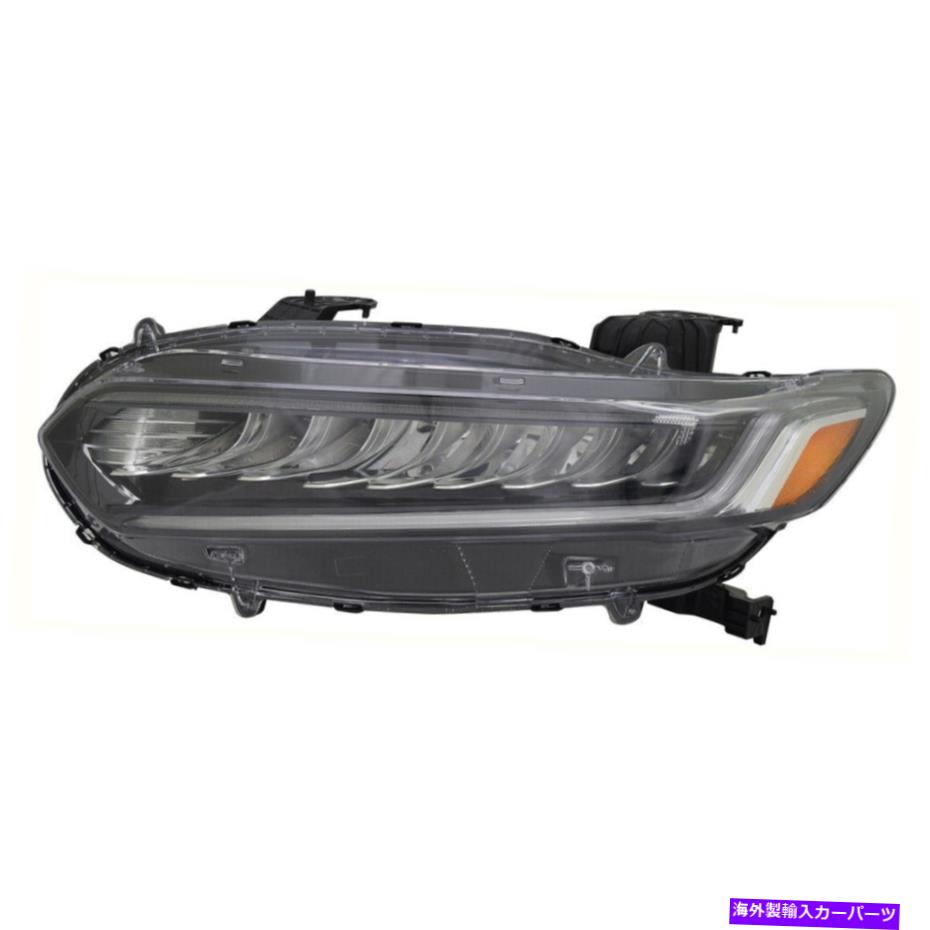 USヘッドライト ヘッドライトアセンブリ - レギュラー左TYC 20-16258-00フィット18-20ホンダアコード Headlight Assembly-Regular Left TYC 20-16258-00 fits 18-20 Honda Accord【並行輸入品】