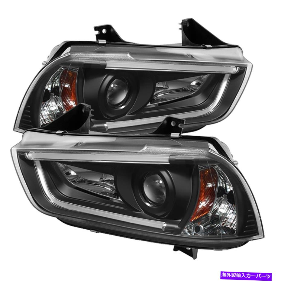 USヘッドライト Spyder Auto 5074188 DRLプロジェクターヘッドライトは11-14充電器に収まります Spyder Auto 5074188 DRL Projector Headlights Fits 11-14 Charger【並行輸入品】
