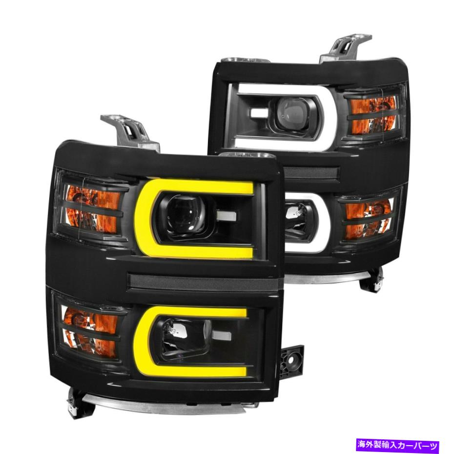 USヘッドライト AnzoスイッチバックU-BARプロジェクターヘッドライトSEVY Silverado 1500 111412 Anzo Switchback U-Bar Projector Headlights Set for Chevy Silverado 1500 111412【並行輸入品】｜Us Custom Parts Shop USDM
