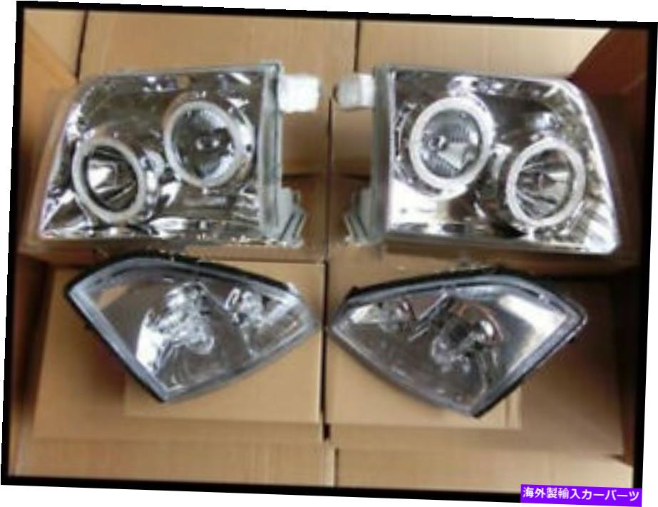 USヘッドライト トヨタプラドLC90 2700 3400 1997-2002 1 Set of 4pcs Headlamp Headlights For Toyota Prado LC90 2700 3400 1997-2002【並行輸入品】