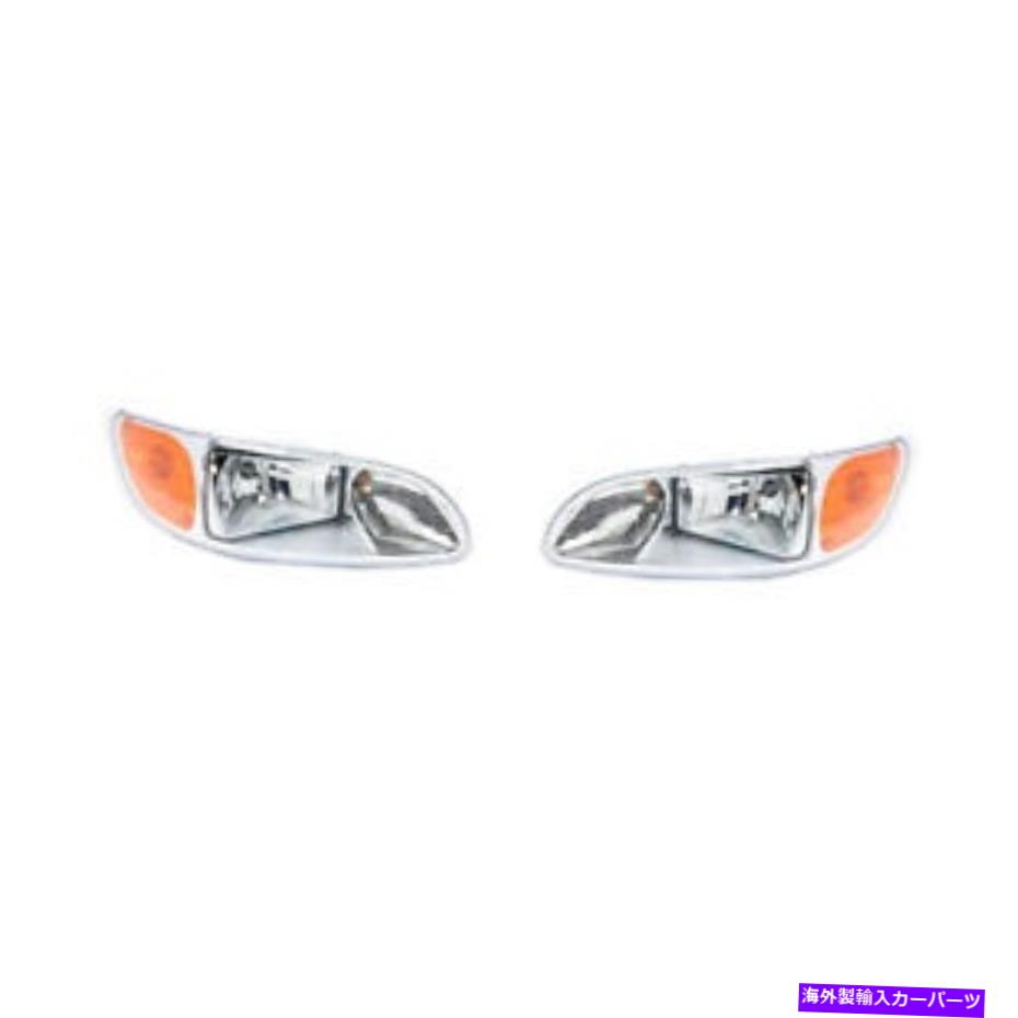 USヘッドライト 新しいヘッドライトペアフィットPeterBiltヘビーデューティトラック3シリーズ2005-2010 1609190R NEW HEADLIGHT PAIR FITS PETERBILT HEAVY DUTY TRUCK 3-SERIES 2005-2010 1609190R【並行輸入品】
