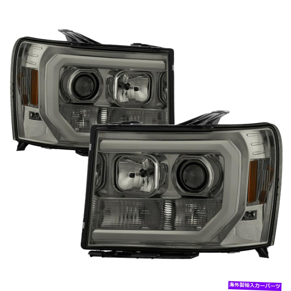 USヘッドライト Spyder Auto 5083654ライトバーDRL LEDプロジェクターのヘッドライト Spyder Auto 5083654 Light Bar DRL LED Projector Headlights【並行輸入品】