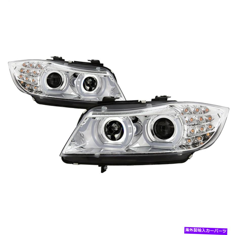 USヘッドライト フィット09-11 323i 335D 335I XDrive：Projector Headlights Spyder Auto 5086471 Fits 09-11 323i 335d 335i xDrive: Projector Headlights Spyder Auto 5086471【並行輸入品】
