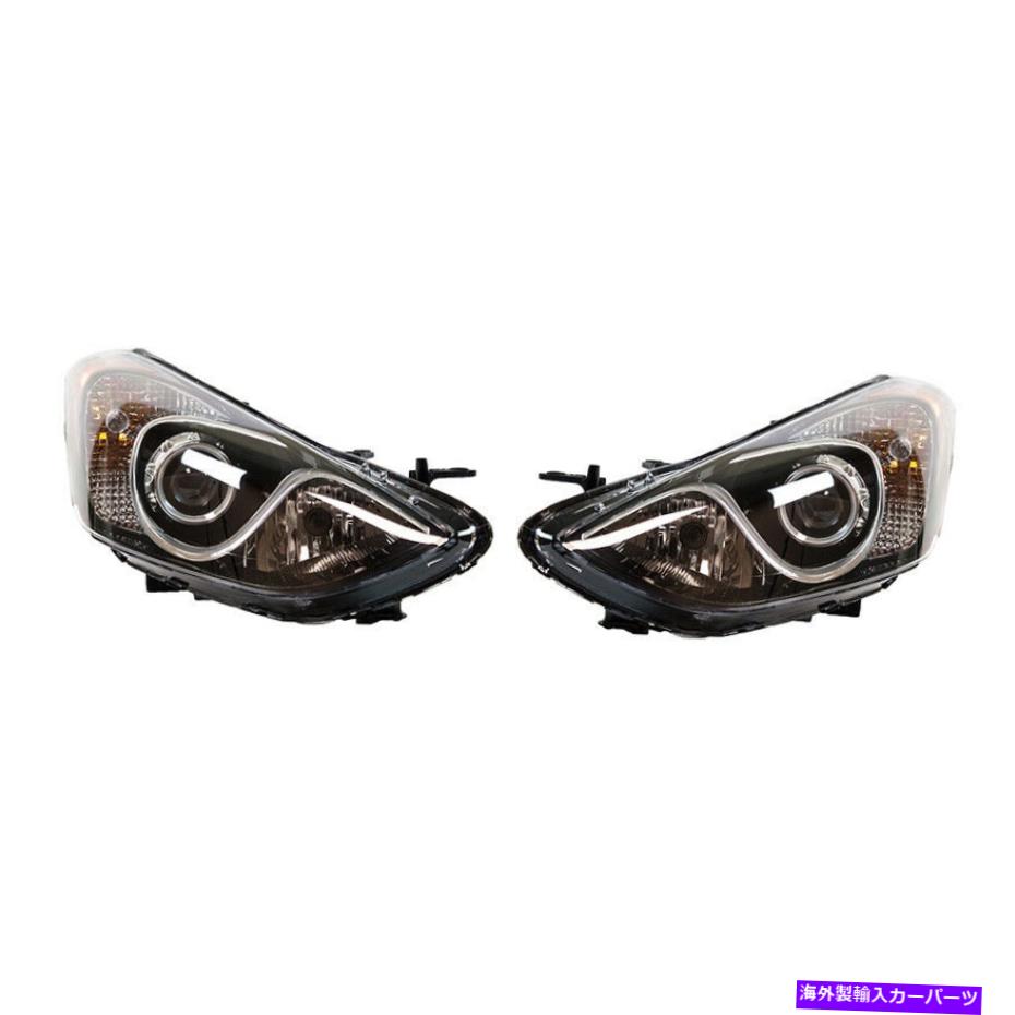 USヘッドライト 新しいペアヘッドライトフィットHyundai Elantra GT 2013-2016 92101-A5050 HY 2503173 NEW PAIR HEADLIGHTS FITS HYUNDAI ELANTRA GT 2013-2016 92101-A5050 HY2503173【並行輸入品】