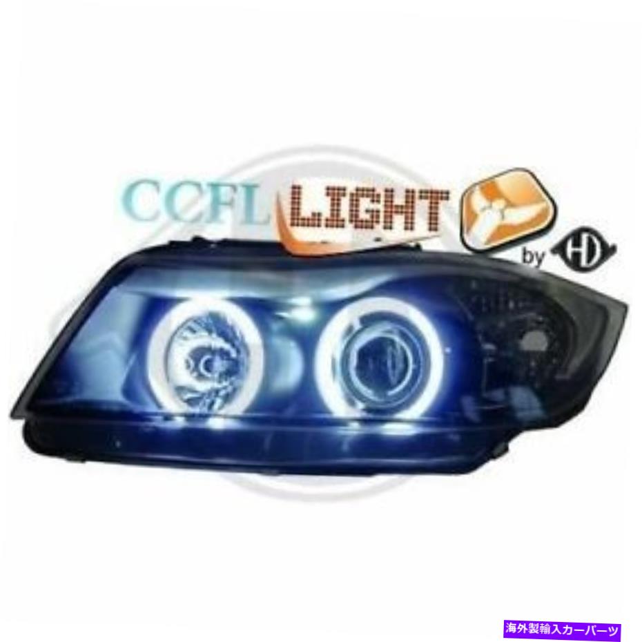 USヘッドライト CCFL Angel EyesヘッドライトBMW E90 05-08クリア/ブラックカラー仕上げ CCFL Angel Eyes Headlights Set FOR BMW E90 05-08 Clear / BLACK color finish【並行輸入品】