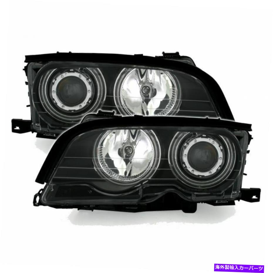 USヘッドライト BMW 3 E46用フロントヘッドライト（エンジェル・アイズ、CCFL） Front headlights (Angel Eyes, CCFL) for BMW 3 E46【並行輸入品】
