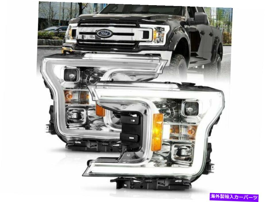 USヘッドライト Headlight Set Anzo 1FFF97 ford f150 2018 2019 Headlight Set Anzo 1FFF97 for Ford F150 2018 2019【並行輸入品】