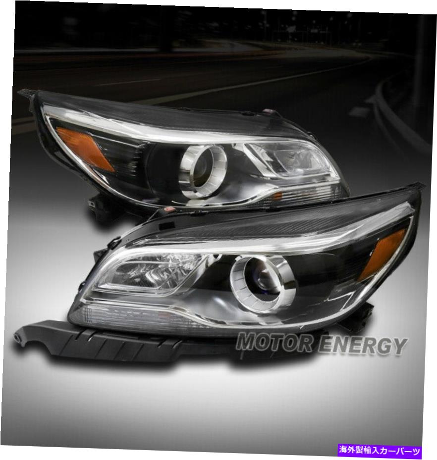 USヘッドライト 13 14 15 Chevy Malibu [HID Xenon]プロジェクターヘッドライトランプブラック左+右 FOR 13 14 15 CHEVY MALIBU [HID XENON] PROJECTOR HEADLIGHTS LAMP BLACK LEFT+RIGHT【並行輸入品】