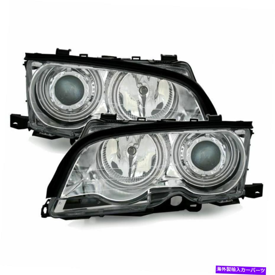USヘッドライト BMW 3 E46用フロントヘッドライト（エンジェル・アイズ、CCFL） Front headlights (Angel Eyes, CCFL) for BMW 3 E46【並行輸入品】 97,747円