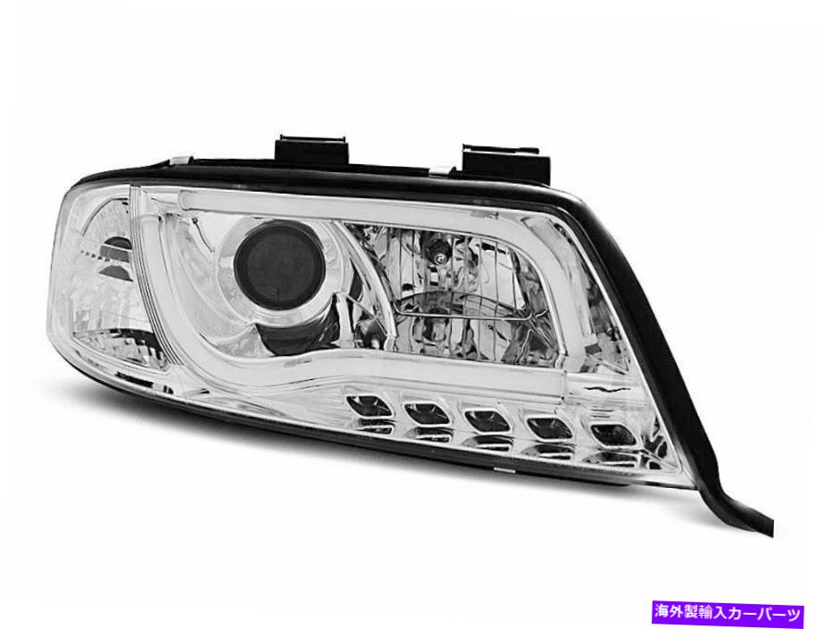 USヘッドライト LTI LITI LITH TUBEDI A6 C5 4B 97-01 KROM Gratis ForsEndelse Forlygter LED DRL inde i LTI Light TubeDI A6 C5 4B 97-01 Krom Gratis forsendelse【並行輸入品】