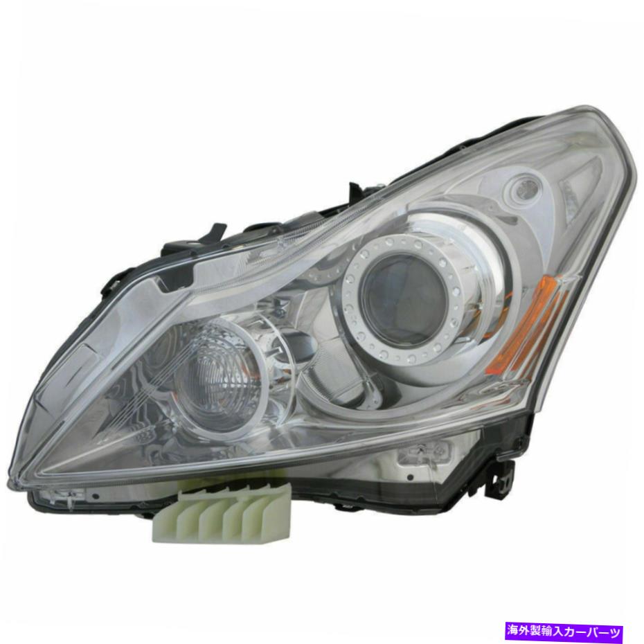 USヘッドライト ドライバー左LHヘッドランプアセンブリスポーツモデルフィット2010 2013 Infiniti G37セダン Driver Left LH Headlamp Assembly Sport Model fits 2010 2013 Infiniti G37 Sedan【並行輸入品】