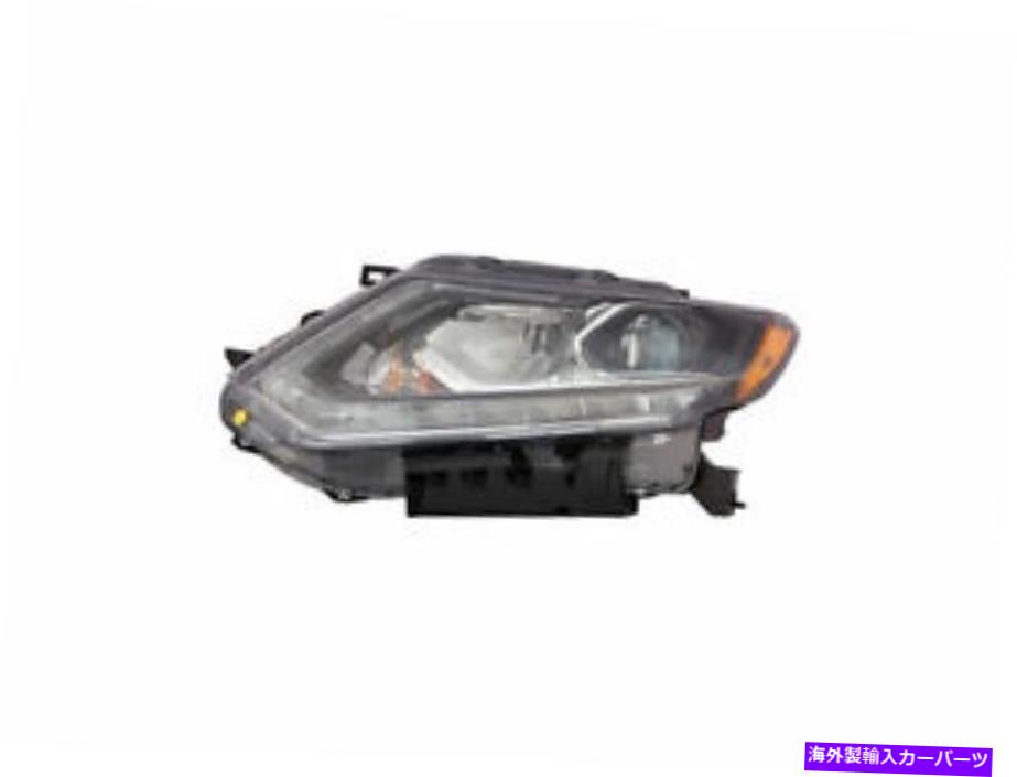 USヘッドライト 2014-2016日産ローグ2015 - 2016年のドライバーサイドヘッドライトアセンブリ2015 P432KH Left - Driver Side Headlight Assembly For 2014-2016 Nissan Rogue 2015 P432KH【並行輸入品】