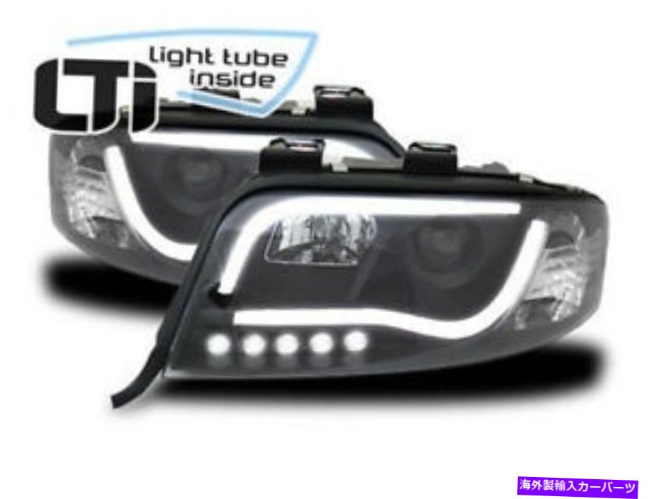 USヘッドライト Audi A6 4B C5 Fefeliftのための黒仕上げの範囲のLEDのヘッドライトの中のライトチューブ Light Tube Inside LED Headlights in Black finish fit for Audi A6 4B C5 Facelift【並行輸入品】｜Us Custom Parts Shop USDM