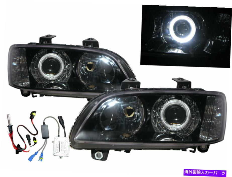 USヘッドライト Commodore VE MK4 06-10ガイドLED Halo Projector HID Headlight BK for Holden LHD Commodore VE MK4 06-10 Guide LED Halo Projector HID Headlight BK for HOLDEN LHD【並行輸入品】