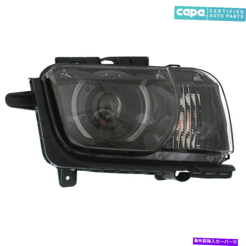 USヘッドライト 新しい右HIDヘッドライトアセンブリ2010-2015シボレーカマロGM2503340Cカーパ NEW RIGHT HID HEADLIGHT ASSEMBLY 2010-2015 FITS CHEVROLET CAMARO GM2503340C CAPA【並行輸入品】