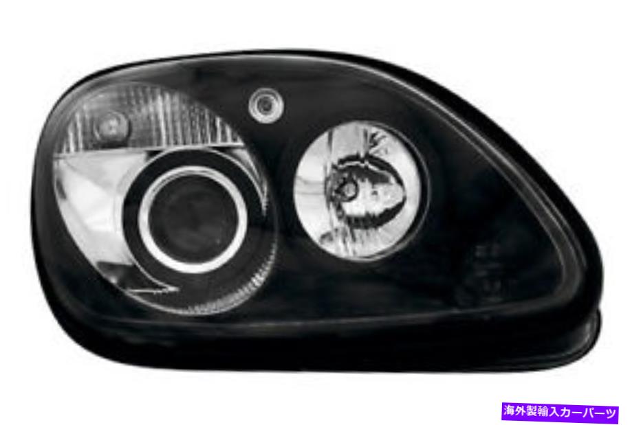 USヘッドライト メルセデスR170 SLKデクタンブラックデザインヘッドランプペア Mercedes R170 SLK Dectane Black Design Headlamp Pair【並行輸入品】