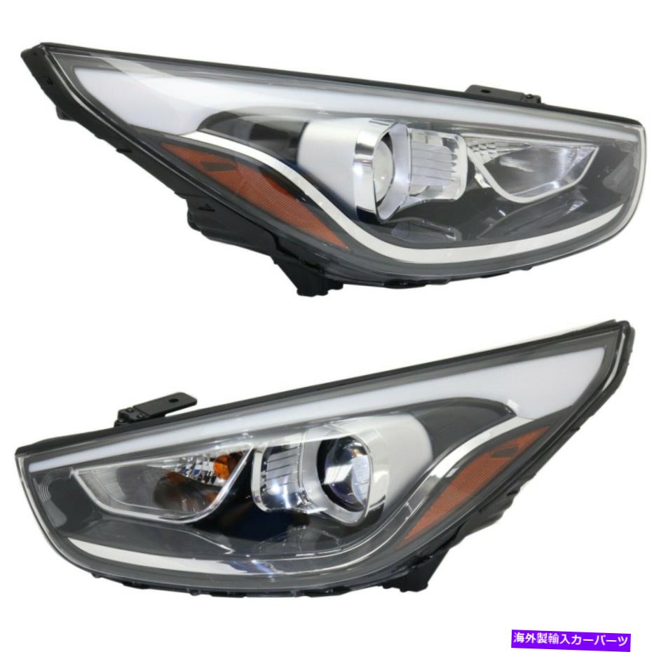 USヘッドライト 2014-2015 Hyundai Tucsonペアドライバーと助手席側のヘッドライト Headlight For 2014-2015 Hyundai Tucson Pair Driver and Passenger Side【並行輸入品】 106,488円