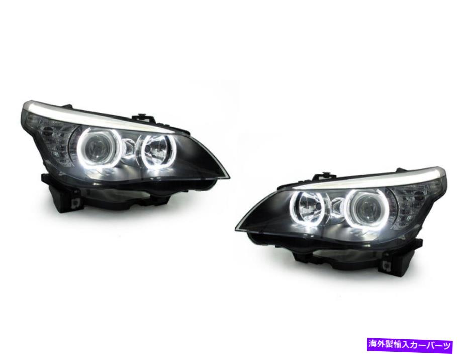 USヘッドライト 2004-10 BMW E60 / E61 5シリーズのためのDepo V3 LED Uリングホワイトエンジェルハローヘッドライト DEPO V3 LED U Ring White Angel Halo Headlight For 2004-10 BMW E60/E61 5 Series【並行輸入品】 100,924円