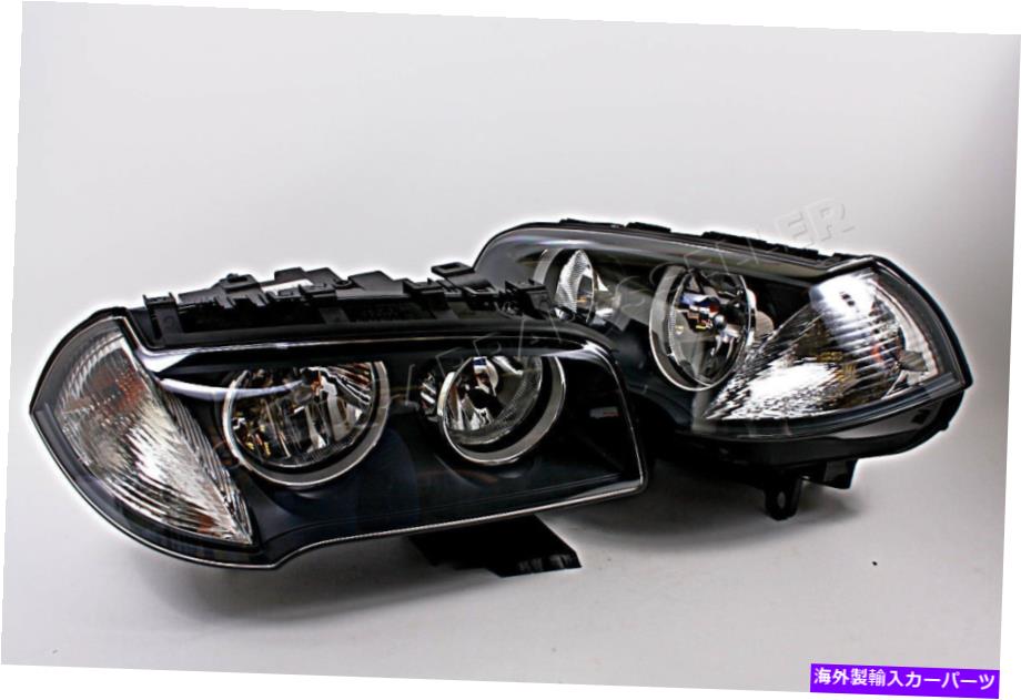 USヘッドライト BMW X3 E83 2006-2010ファシフィールドハロゲンヘッドライトフロントランプペアOEM BMW X3 E83 2006-2010 Facelift Halogen Headlights Front Lamps PAIR OEM【並行輸入品】