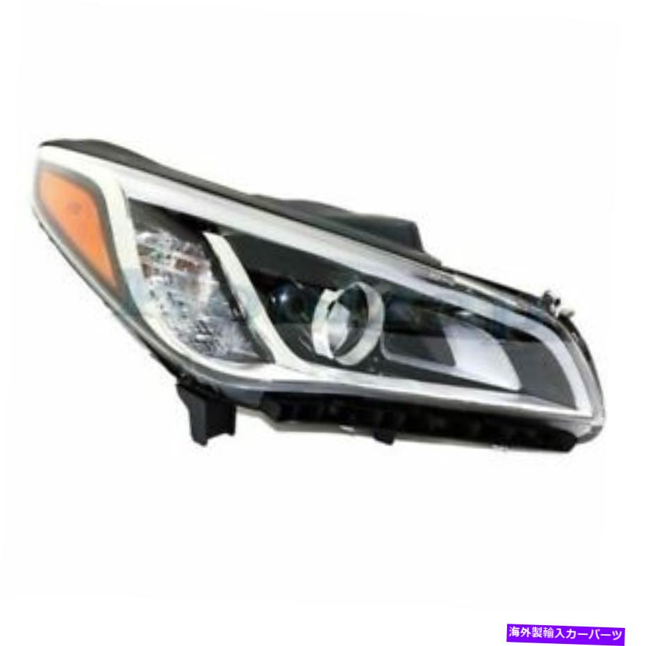 USヘッドライト 15-17ソナタフロントヘッドライトヘッドランプキセノン/ HIDヘッドライトランプ右側 For 15-17 Sonata Front Headlight Headlamp Xenon/HID Head Light Lamp Right Side【並行輸入品】