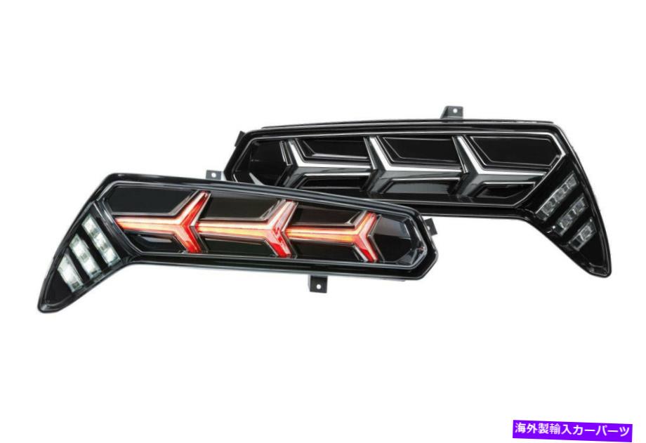 USヘッドライト 森本XB LEDプラグ＆プレイレッドテールライトセット2014-2019シボリーコルベットC7 Morimoto XB LED Plug & Play Red Tail Lights Set For 2014-2019 Chevy Corvette C7【並行輸入品】