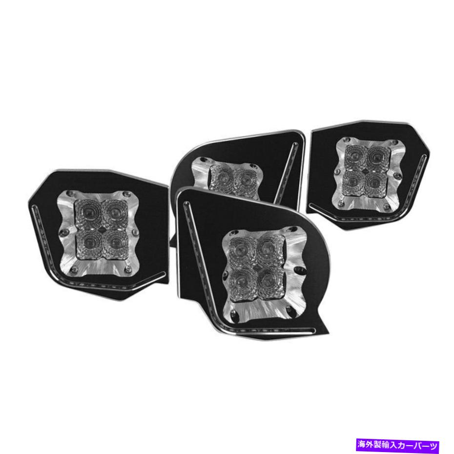 USヘッドライト YAMAHA YXZ1000R 16-17ブラックプロジェクターLEDヘッドライトWホワイトDRL For Yamaha YXZ1000R 16-17 Black Projector LED Headlights w White DRL【並行輸入品】