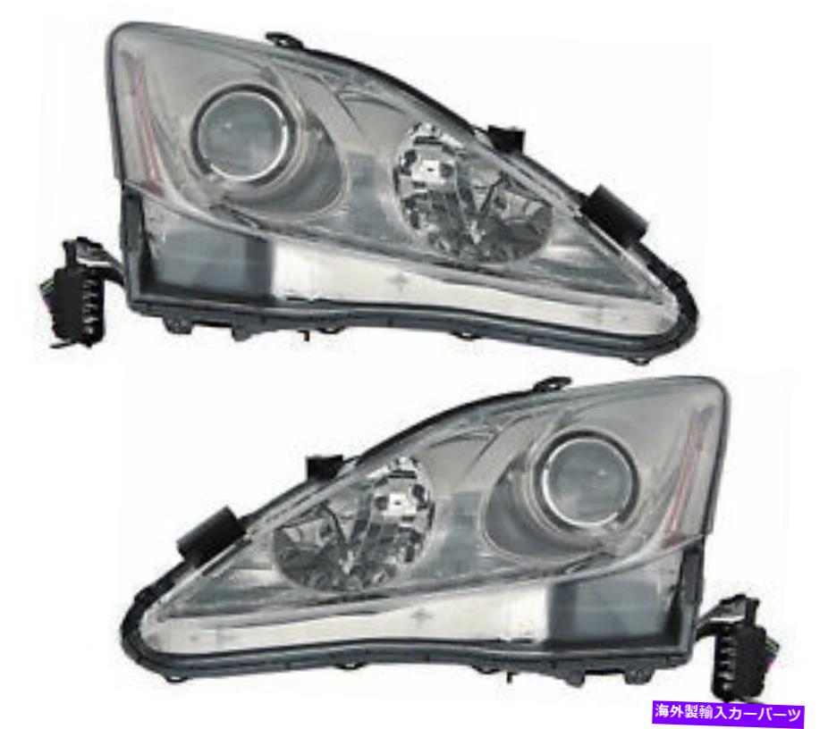 USヘッドライト 2011年2012年2013年LEXUS IS250 / IS350 | IS250C | 350Cヘッドライトペアセット For 2011 2012 2013 Lexus Is250/Is350|Is250C|350C Headlights Pair Set【並行輸入品】