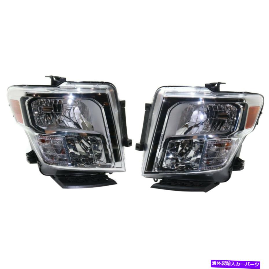 USヘッドライト 2017年日産ティチタンドライバーと助手席側のヘッドライト Headlight For 2017 Nissan Titan Driver and Passenger Side【並行輸入品】｜Us Custom Parts Shop USDM