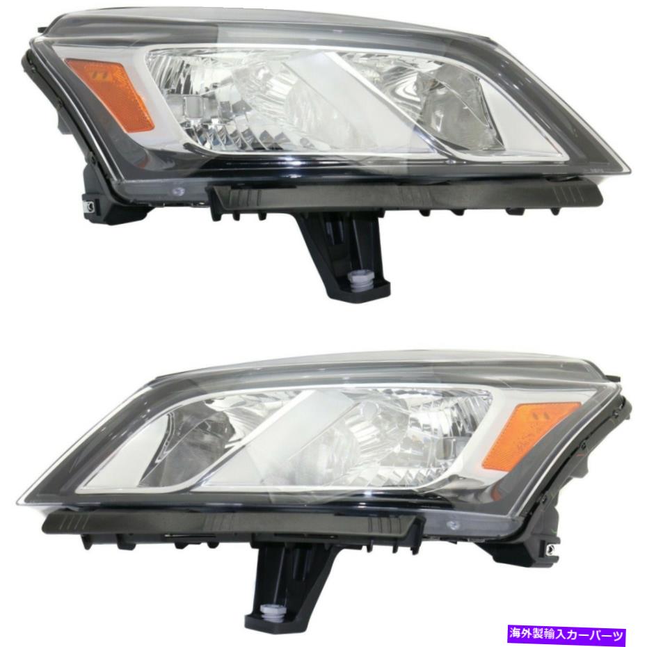 USヘッドライト 2013-2017のヘッドライトシボレートラヴァースペアドライバーと旅客サイドカーパ Headlight For 2013-2017 Chevrolet Traverse Pair Driver and Passenger Side CAPA【並行輸入品】