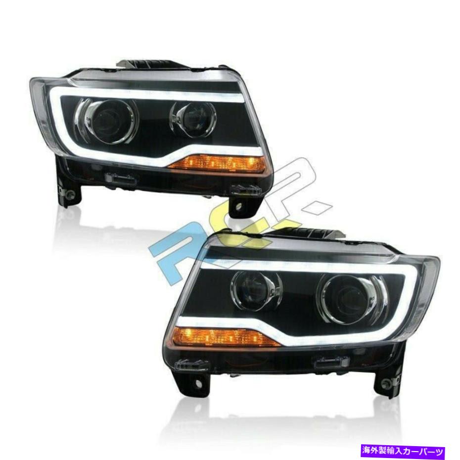 USヘッドライト 2011-2013ジープグランドチェロキーフロントバンパーLED Bi-XenonランプのためのHIDヘッドライト HID Headlights For 2011-2013 Jeep Grand Cherokee Front Bumper LED Bi-xenon Lamps【並行輸入品】｜Us Custom Parts Shop USDM