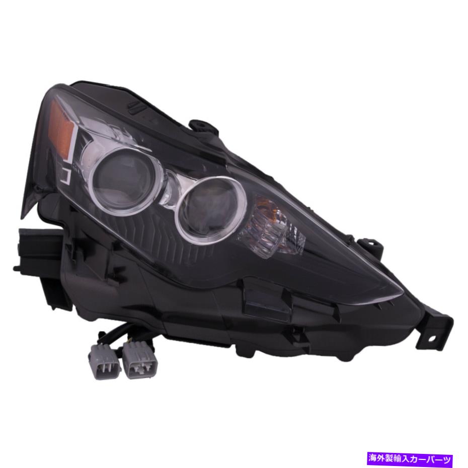 USヘッドライト ヘッドライトLED高品質CAPA右助手席側フィットLEXUS I-S250 2014-2016 Headlight LED High Quality CAPA Right Passenger Side Fits Lexus I-S250 2014-2016【並行輸入品】
