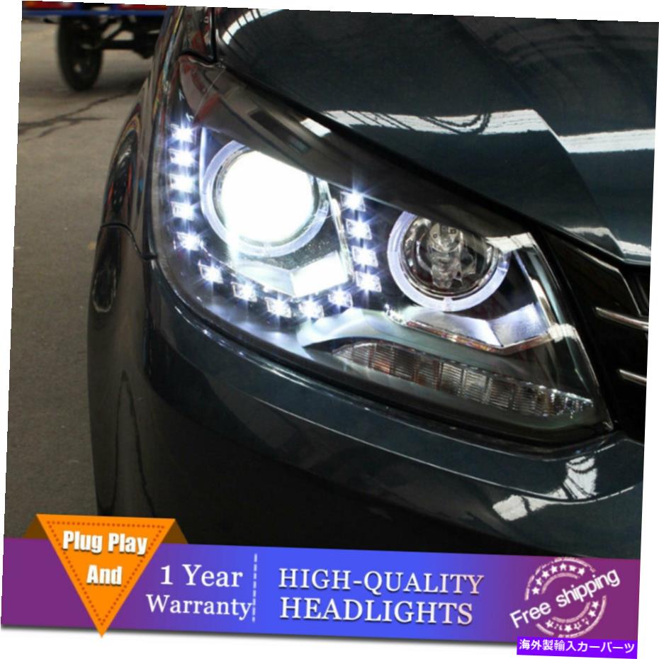USヘッドライト Volkswagen Touran HeadlightダブルレンズビームプロジェクターHID LED DRL 2011-2014 For Volkswagen Touran Headlight Double Lens Beam Projector HID LED DRL 2011-2014【並行輸入品】
