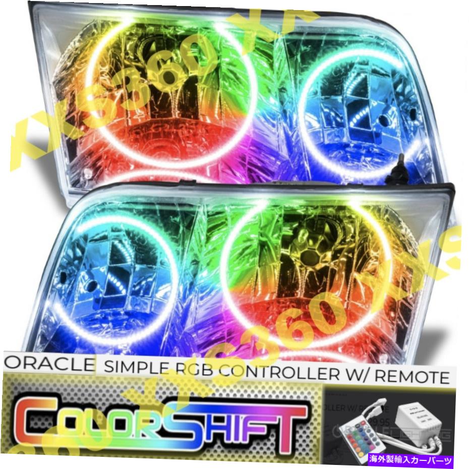 USヘッドライト Oracle Halo 2xヘッドライトフォードクラウンVIC Victoria 98-11 ColorShiftシンプルRGB ORACLE Halo 2x HEADLIGHTS Ford Crown Vic Victoria 98-11 COLORSHIFT Simple RGB【並行輸入品】｜Us Custom Parts Shop USDM