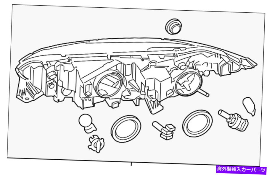 USヘッドライト 本物のフォードヘッドランプアセンブリKT1Z-13008-A Genuine Ford Headlamp Assembly KT1Z-13008-A【並行輸入品】|Us Custom Parts Shop USDM