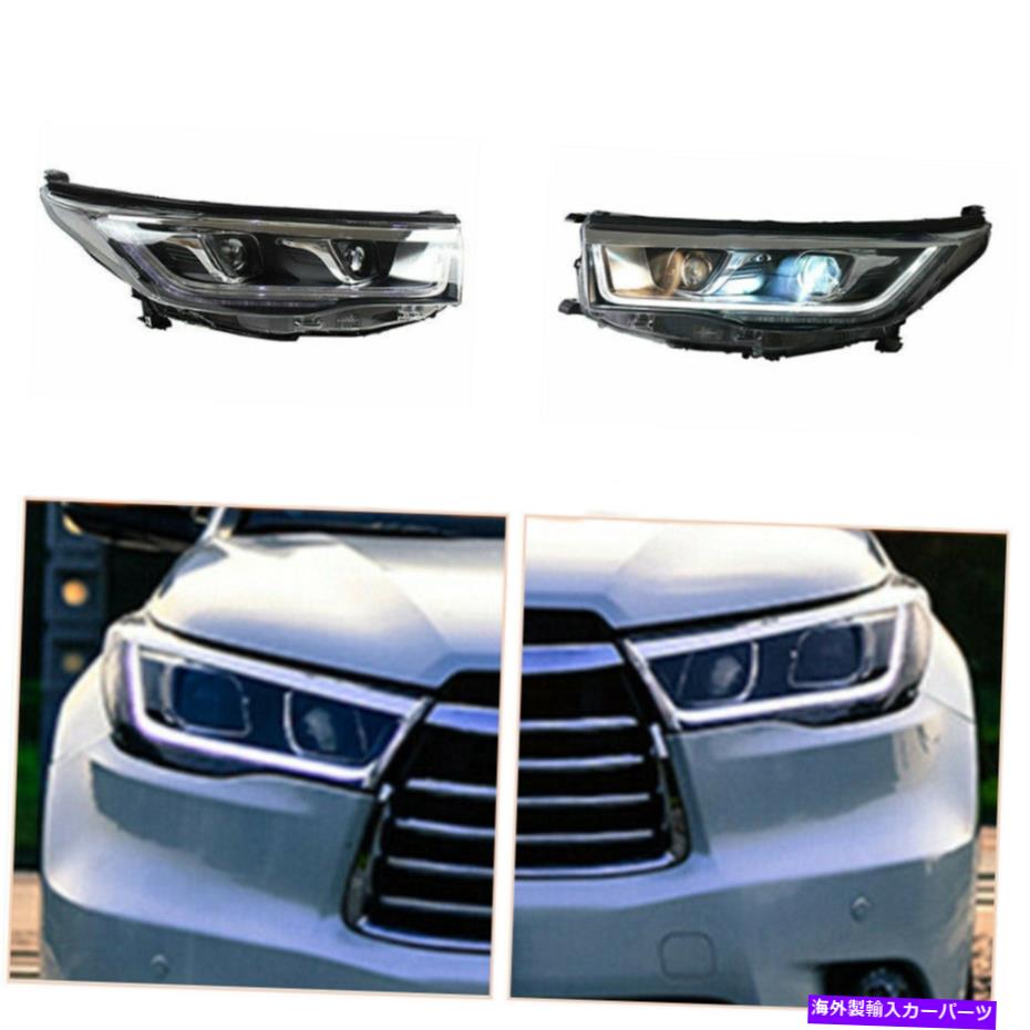 USヘッドライト Highlander 14-16 LED DRLのLEDヘッドライトアセンブリ船のヘッドライト LED Headlights Assembly For Highlander 14-16 LED DRL Replace Factory Headlight【並行輸入品】｜Us Custom Parts Shop USDM