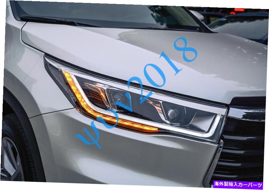 USヘッドライト 1pair LED DRLキセノンヘッドライトヘッドライトランプ2014 2014 15 16S 1Pair LED DRL Xenon Headlights Head Light Lamp For Toyota Highlander 2014 15 16s【並行輸入品】|Us Custom Parts Shop USDM