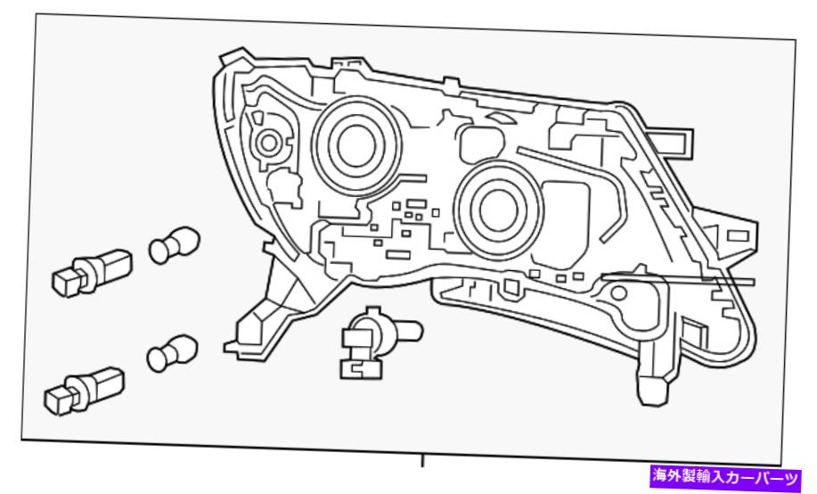 USヘッドライト 本物の日産前ヘッドランプアセンブリ26010-9PF1A. Genuine Nissan Headlamp Assembly 26010-9PF1A【並行輸入品】|Us Custom Parts Shop USDM