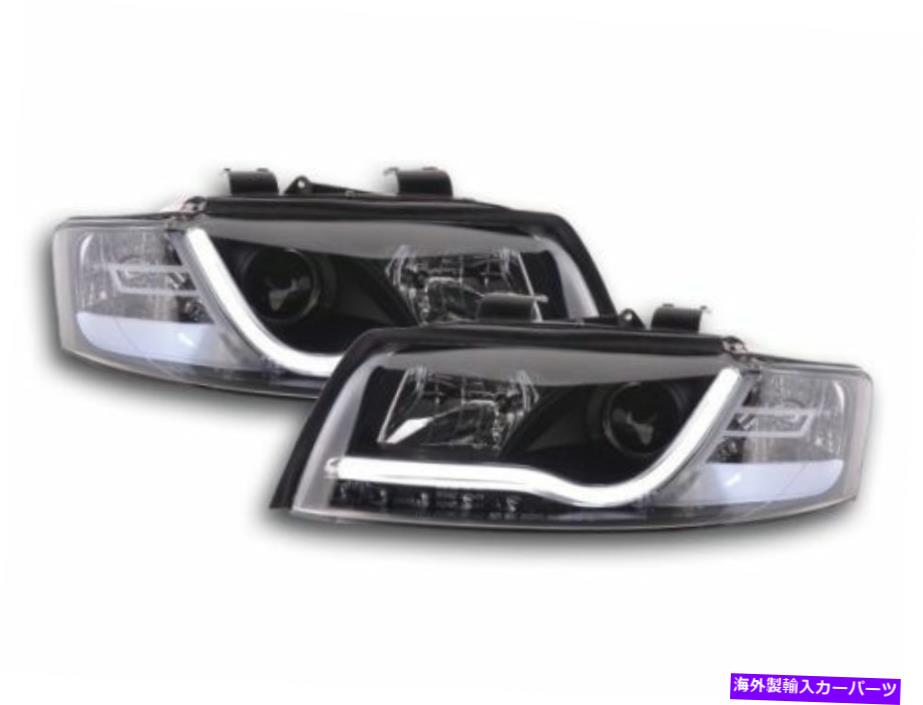 USヘッドライト Audi A6 4F 04-08 RHDのためのDRL昼間のライトが付いているクロムクリアフィニッシュヘッドライト Chrome clear finish headlight with DRL daytime lights FOR Audi A6 4F 04-08 RHD【並行輸入品】