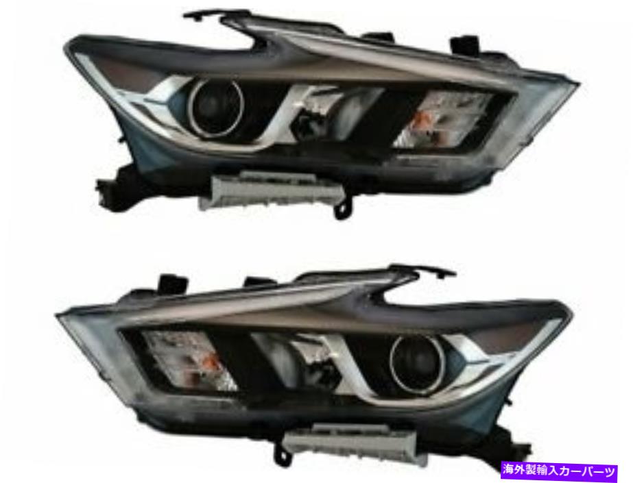 USヘッドライト 16-18日産マキシマQP33Q1のヘッドライトアセンブリ Headlight Assembly Set For 16-18 Nissan Maxima QP33Q1【並行輸入品】