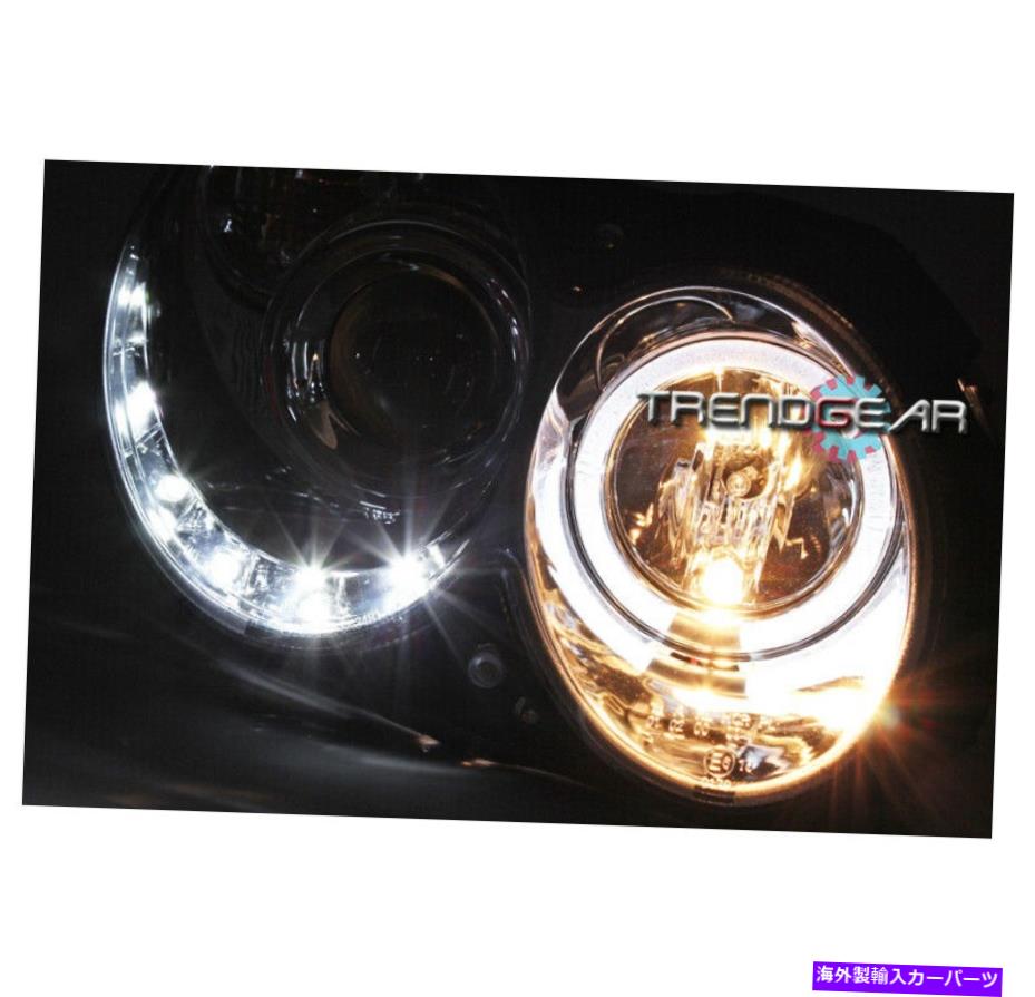 USヘッドライト 03-09 Mercedes-Benz CLK W209 Halo DRL LEDプロジェクターヘッドライトクローム05 06 07 08 03-09 MERCEDES-BENZ CLK W209 HALO DRL LED PROJECTOR HEADLIGHT CHROME 05 06 07 08【並行輸入品】