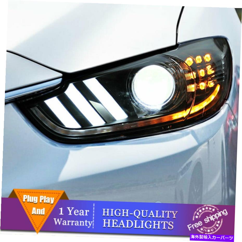 USヘッドライト Mazda Mazda6ヘッドライト二重レンズビームプロジェクターHID LED DRL 2014-2015 For Mazda Mazda6 Headlights Double Lens Beam Projector HID LED DRL 2014-2015【並行輸入品】