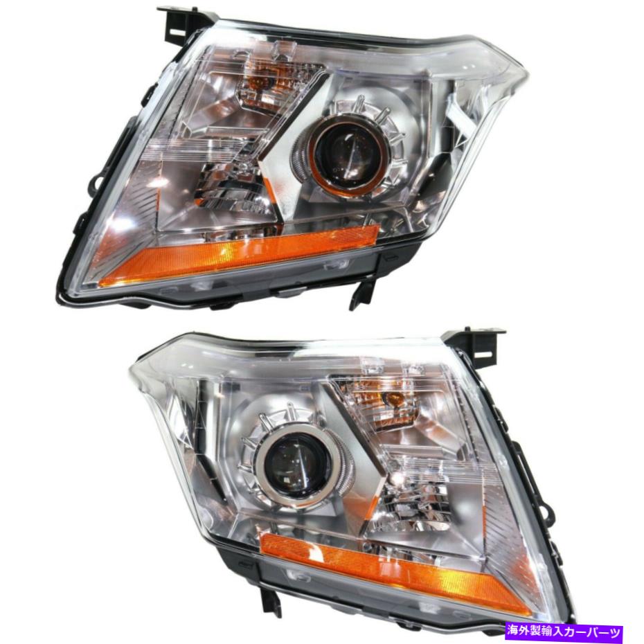 USヘッドライト SRX用カーパヘッドライトドライビングヘッドライトヘッドランプドライバ＆旅客サイドLH RH CAPA Headlight Driving Head light Headlamp Driver & Passenger Side LH RH for SRX【並行輸入品】
